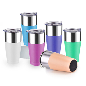 Regalo invernale per bicchiere a doppia parete in acciaio inossidabile da 20 once