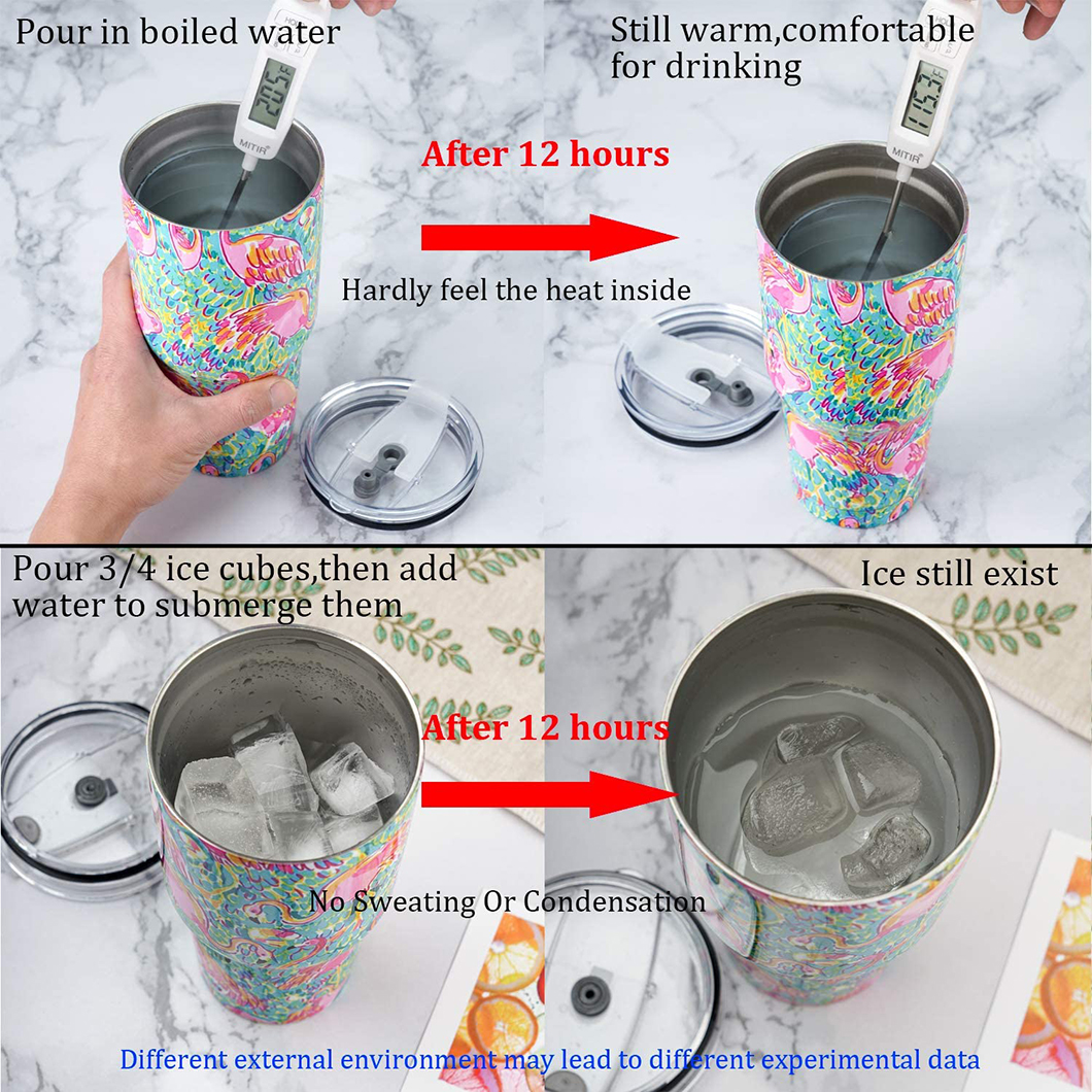 Tazze di bicchiere per auto isolate termici con produttore di coperchio 