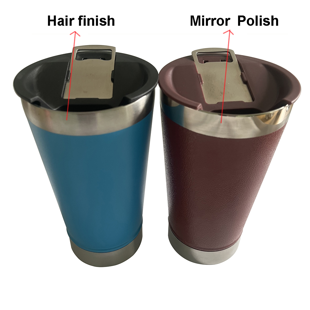 Wholesell Mantieni tazze di birra in metallo riutilizzabili fredde con apri