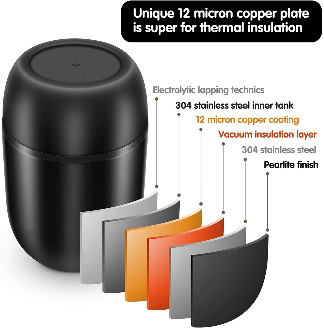 Produttore di barattoli per bambini isolati in acciaio inossidabile 