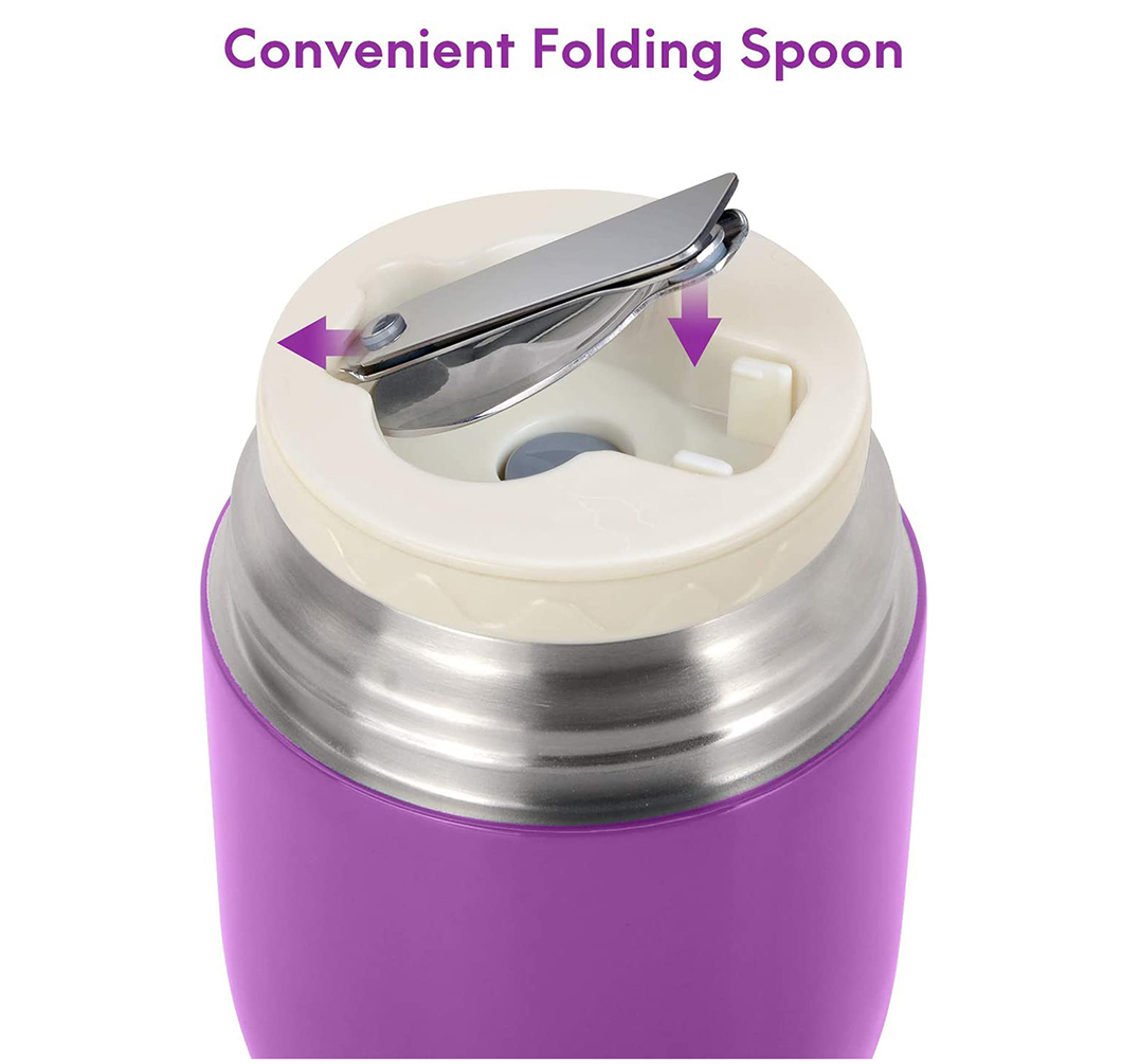 Produttore di barattoli per bambini isolati in acciaio inossidabile 