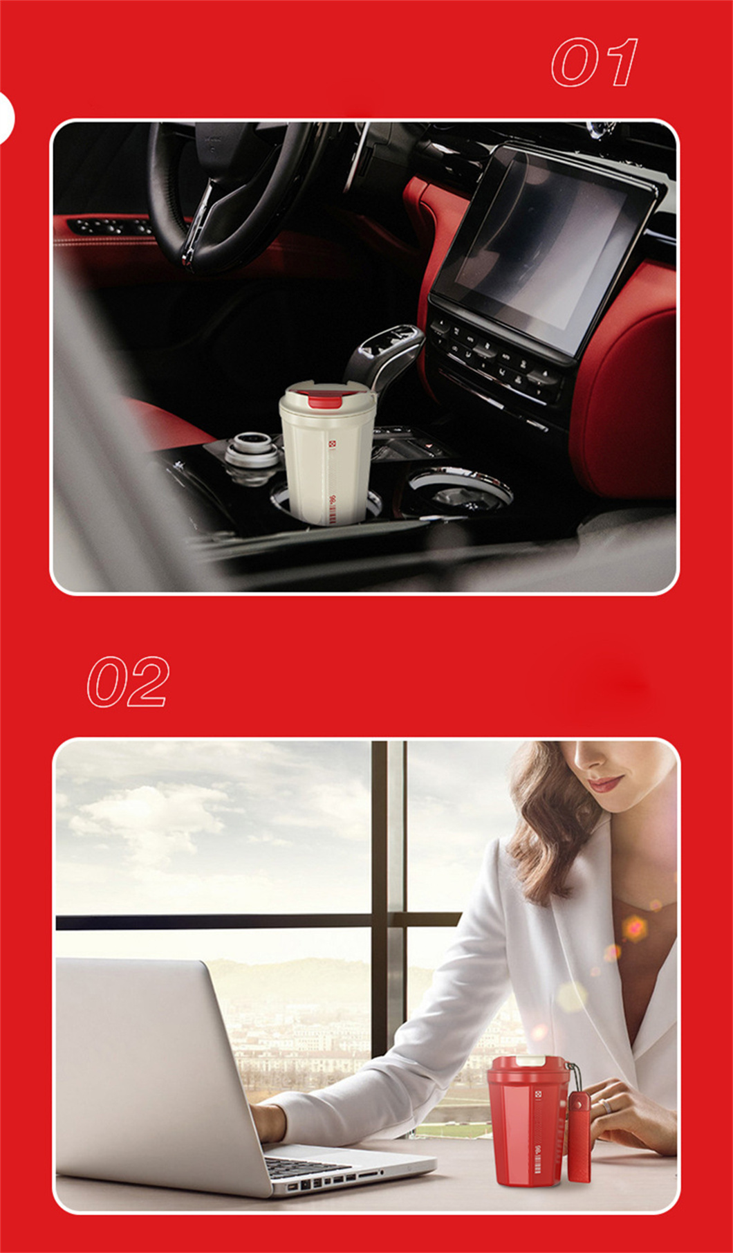 Palestra mantieni il distributore a tazza isolato personalizzato in acciaio inossidabile caldo