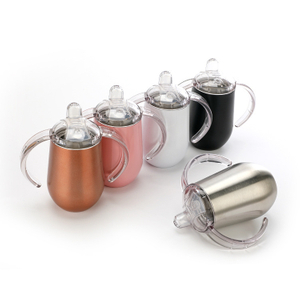 Coppa di latte in acciaio gratuito BPA con isolato termico riutilizzabile per bambini