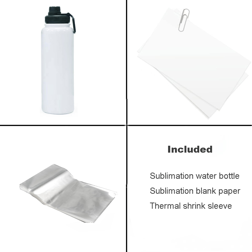 Bottiglia d'acqua isolata in metallo personalizzato di regalo personalizzato fai -da -te 