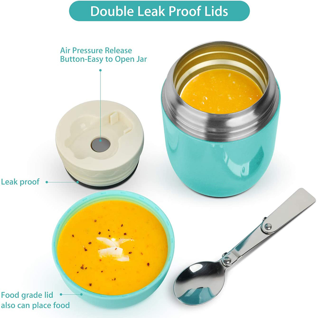 Produttore di barattoli per bambini isolati in acciaio inossidabile 