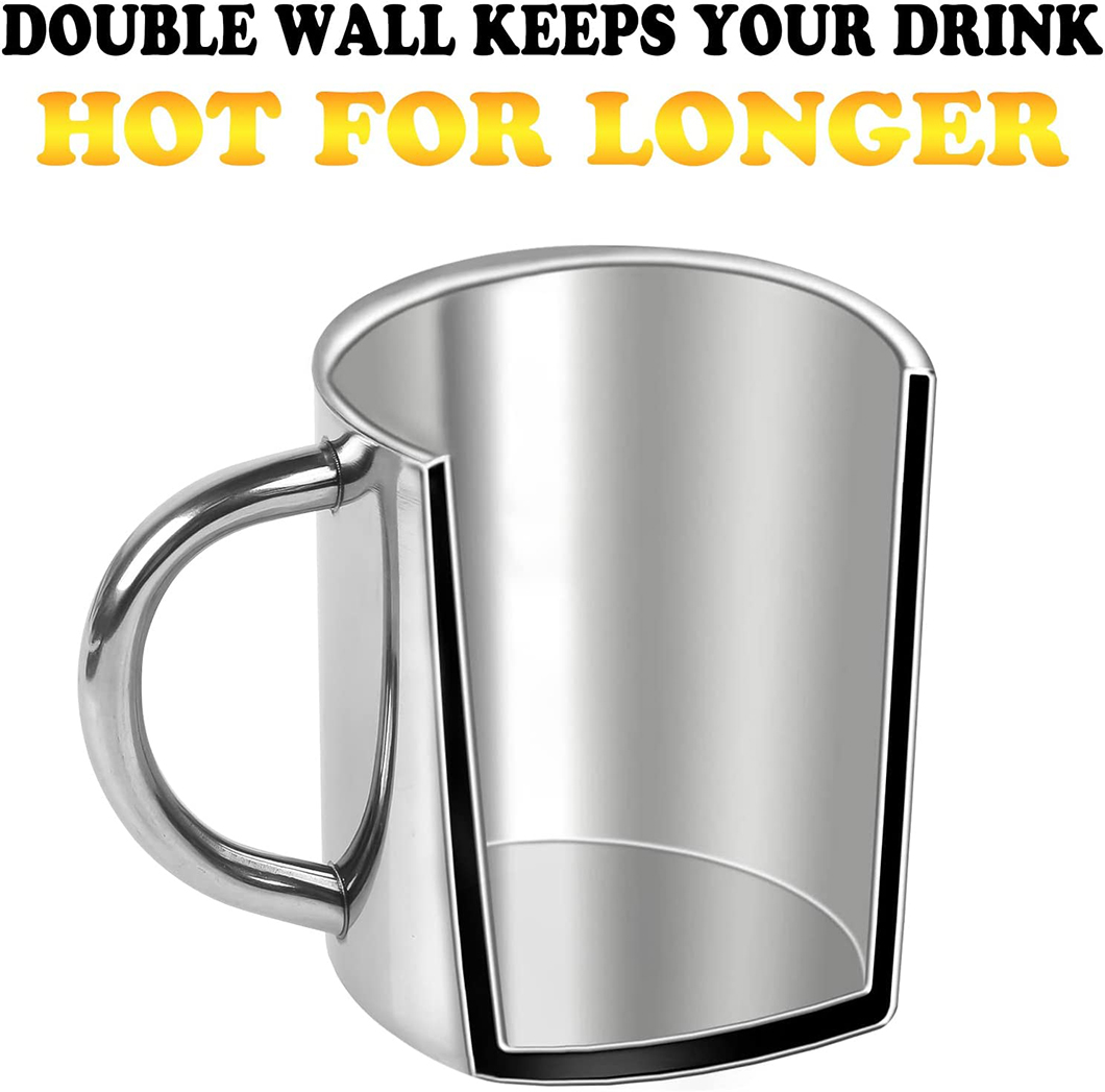 Wholesell tazze di caff&egrave; in acciaio inossidabile a buon mercato per la promozione 