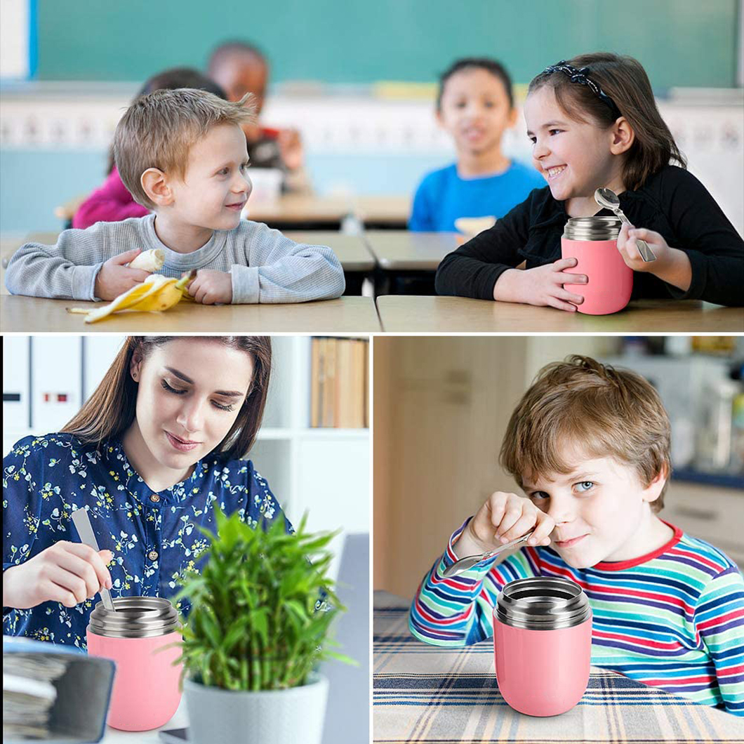 Produttore di barattoli per bambini isolati in acciaio inossidabile 