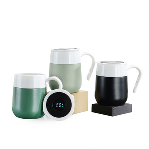 Tazza thermos in acciaio inossidabile all'ingrosso con termometro sul coperchio 