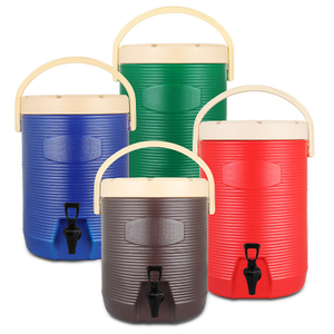 Secchiello per il ghiaccio isolato con logo personalizzato con rubinetto 