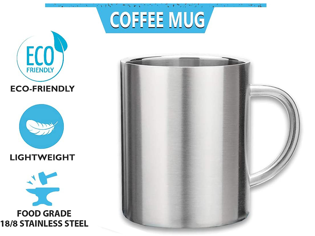 Wholesell tazze di caff&egrave; in acciaio inossidabile a buon mercato per la promozione 