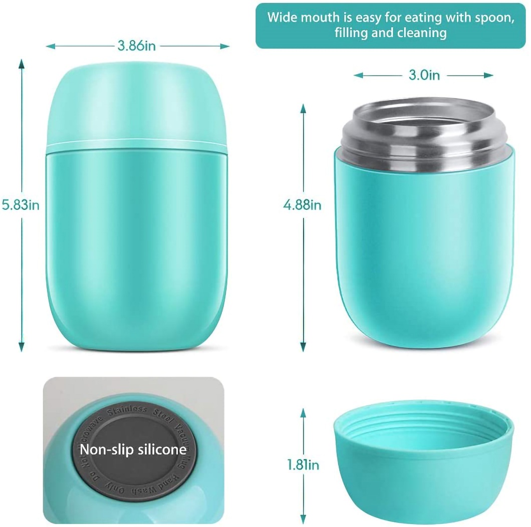 Produttore di barattoli per bambini isolati in acciaio inossidabile 