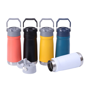 Coppa di perdite in acciaio inossidabile Iceflow con paglia e maniglia