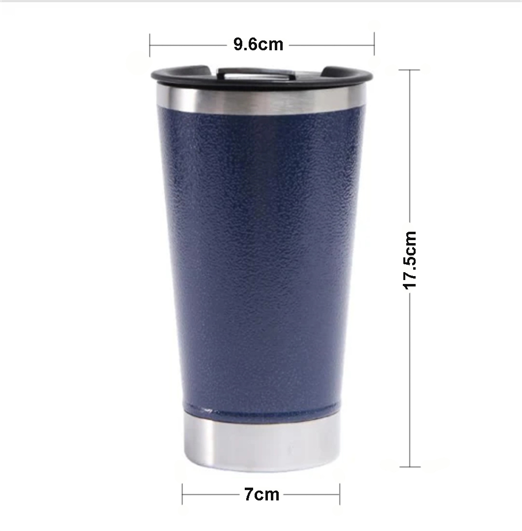 Wholesell Mantieni tazze di birra in metallo riutilizzabili fredde con apri