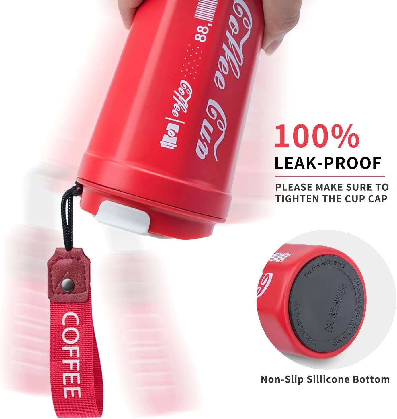 Palestra mantieni il distributore a tazza isolato personalizzato in acciaio inossidabile caldo