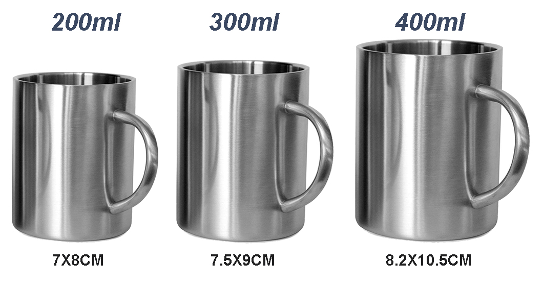 Wholesell tazze di caff&egrave; in acciaio inossidabile a buon mercato per la promozione 