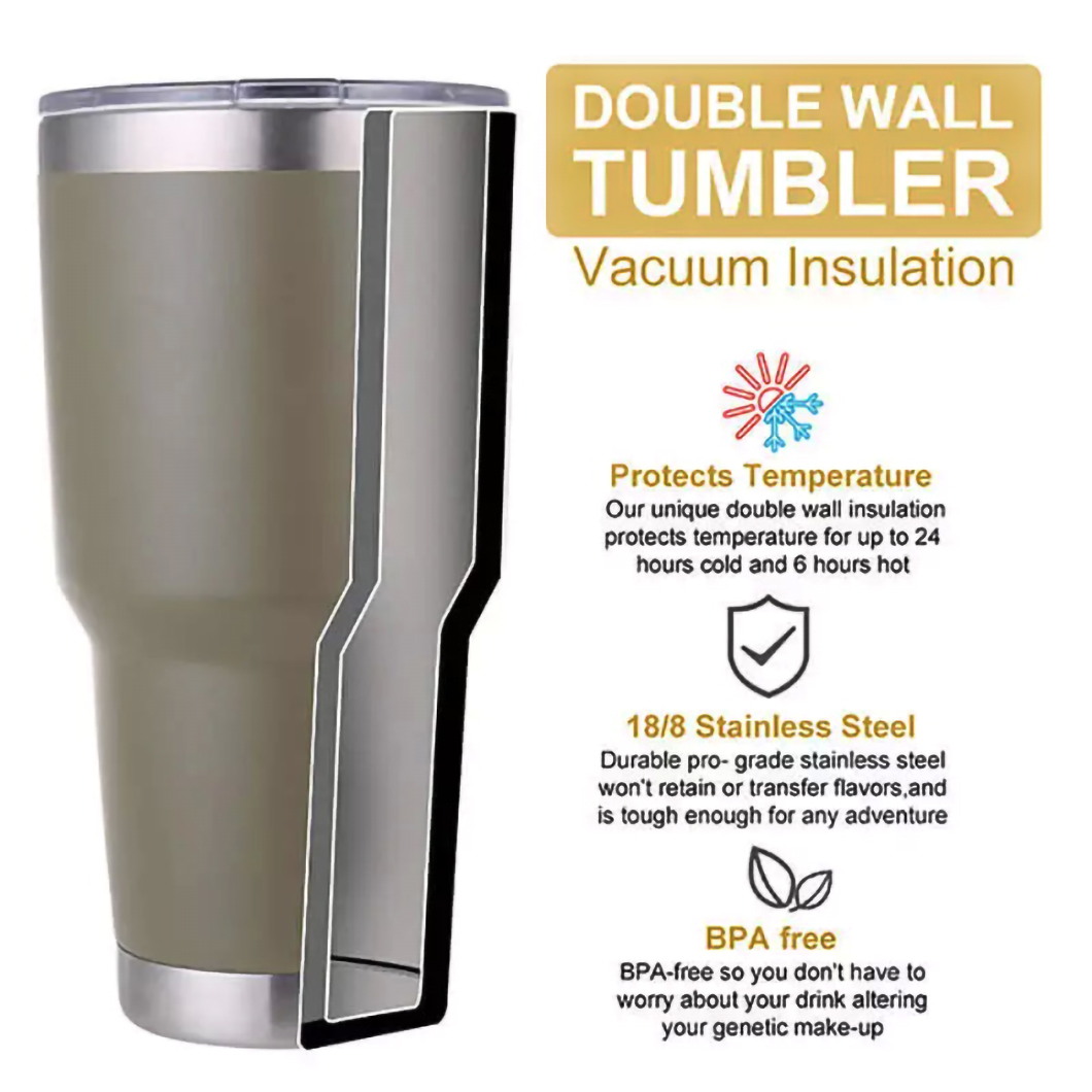 Tazze di bicchiere per auto isolate termici con produttore di coperchio 